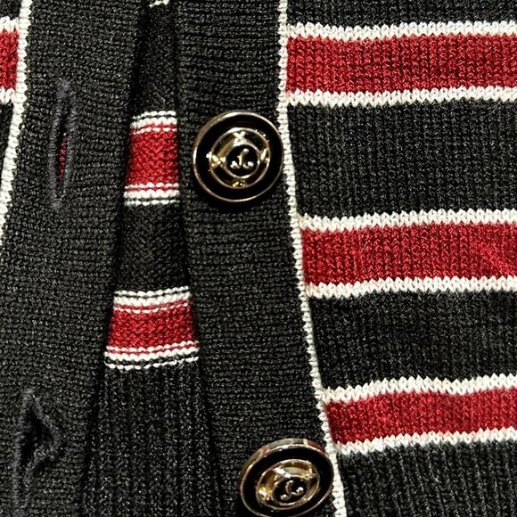 1980s Posh Cardigan San Remo by Laura Knits - Picture 4 of 5